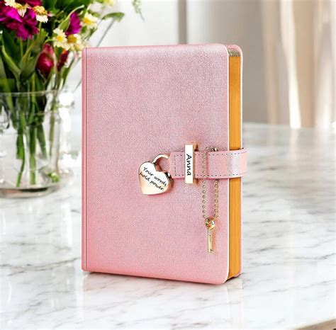 Personalized Diary With Lock