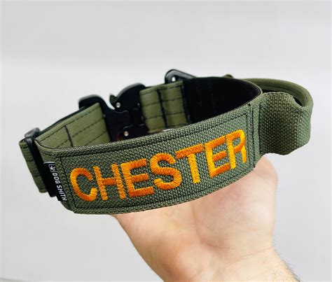 Personalized Dog Collars Tactical