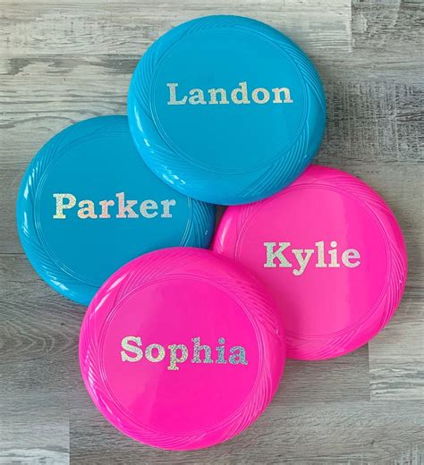 personalized frisbee party favors