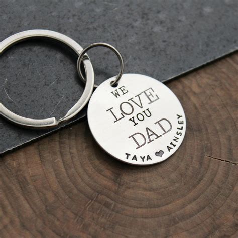 personalized keychains for dad