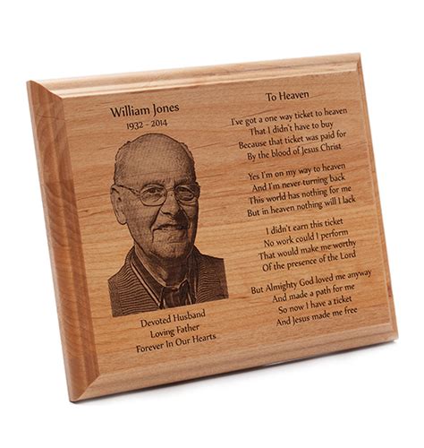 personalized memorial wall plaques