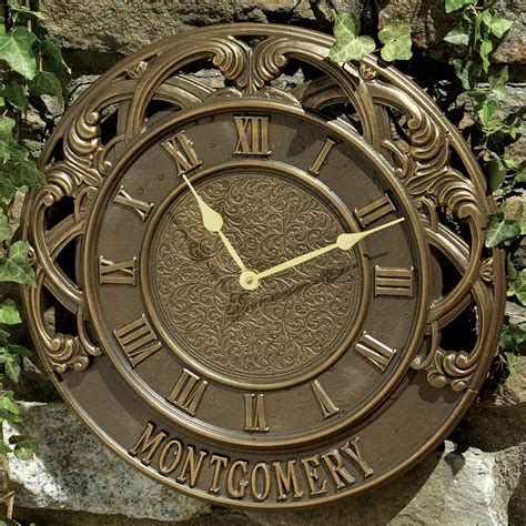 Personalized Outdoor Clocks