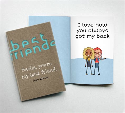 personalized photo book for best friend