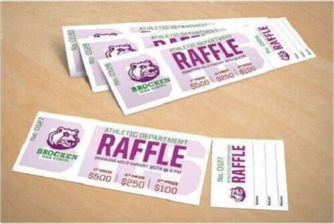 personalized raffle tickets