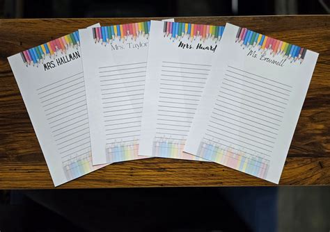 Personalized School Notepads