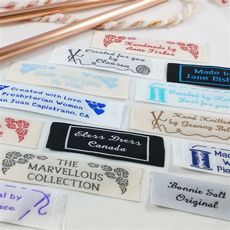 personalized sewing labels