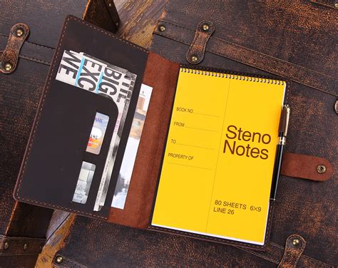 Personalized Steno Notepads