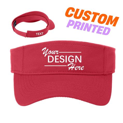 Personalized Team Visors
