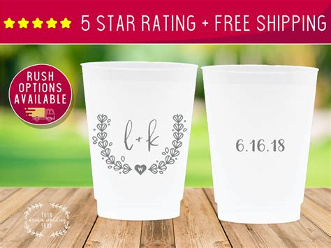 personalized wedding cups