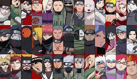 les personnages de Naruto Shippuden - All4You