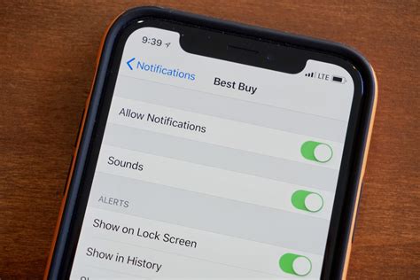 personnaliser notifications iphone