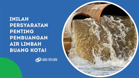 persyaratan pembuangan air limbah
