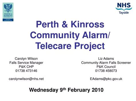 perth and kinross community alarm