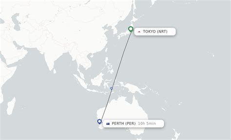 perth to japan flights direct