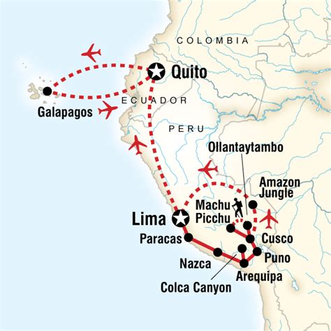 peru and galapagos itinerary