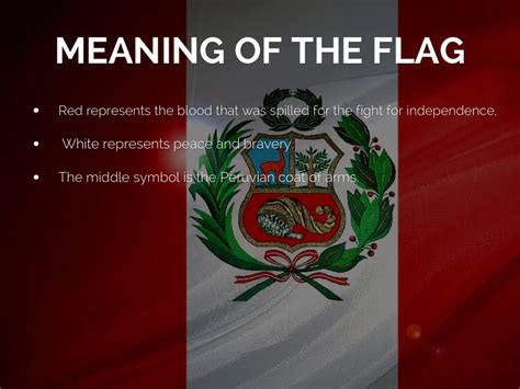 peru flag meaning colors