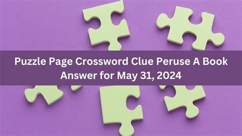 peruse again crossword clue