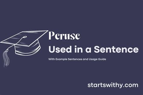 peruse in a sentence