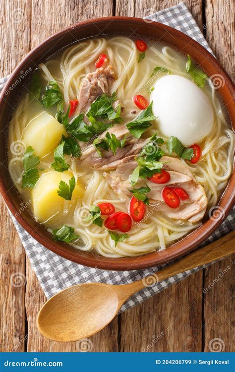 peruvian chicken noodle soup