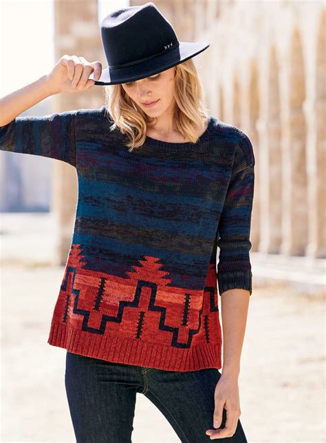 peruvian connection cotton sweater