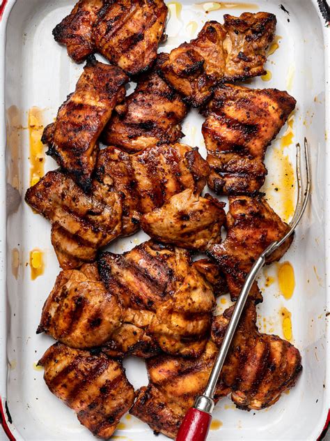 peruvian style grilled chicken thighs