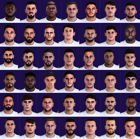 pes 2021 manager face pack