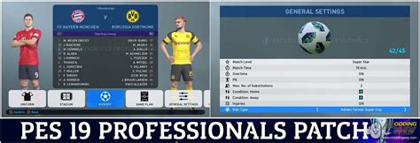 pes professionals patch selector
