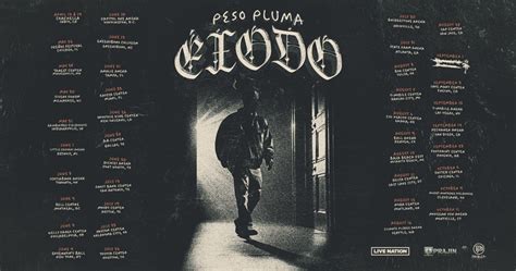 peso pluma tour dates 2024