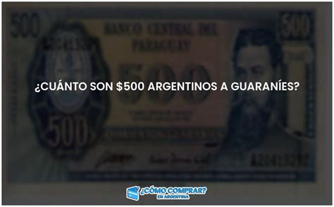 pesos argentinos a guaranies