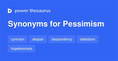pessimistic synonyms