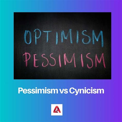pessimistic vs cynical