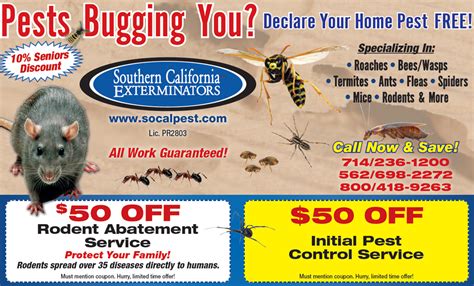 pest control services in california coupons