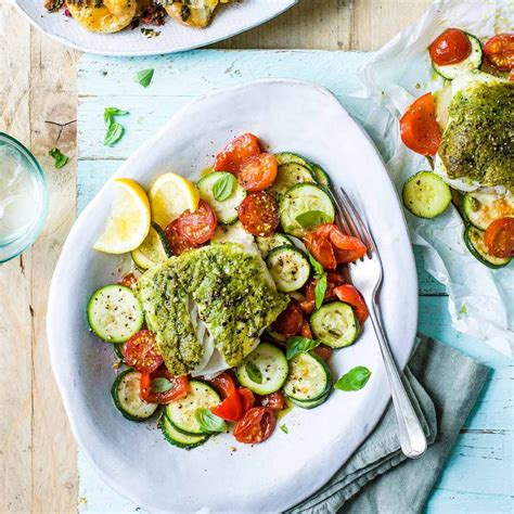 Pesto Fish Parcels