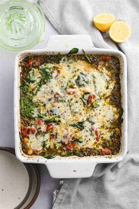 Pesto Quinoa Bake