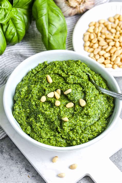 Pesto With Red Basil