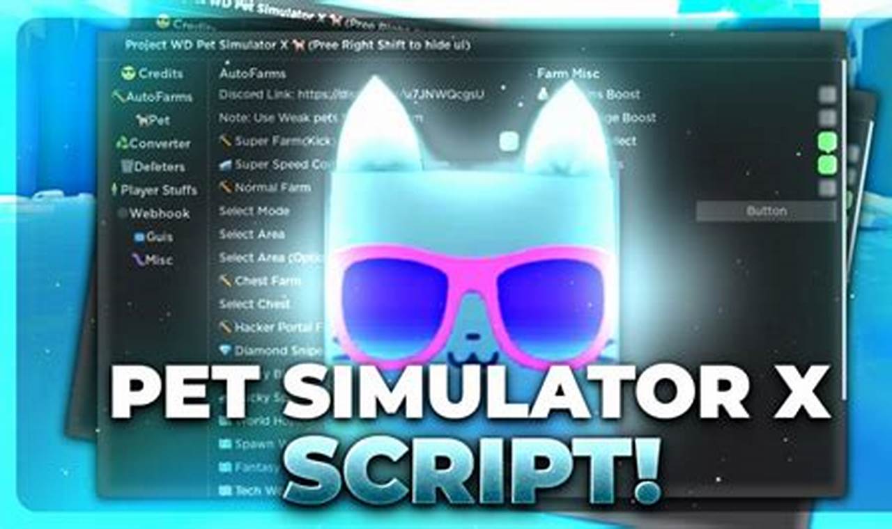 pet simulator x script mobile