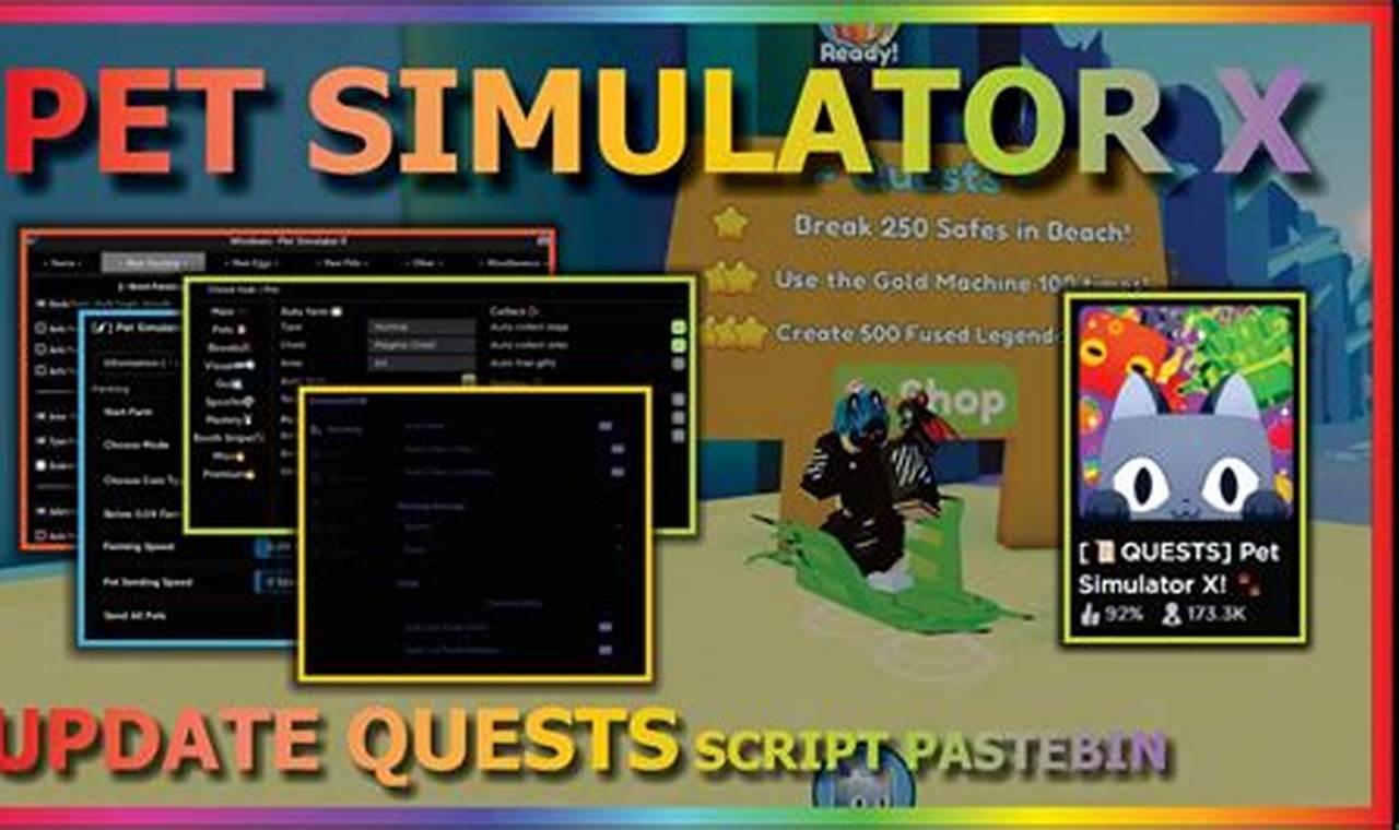 pet simulator x script pastebin