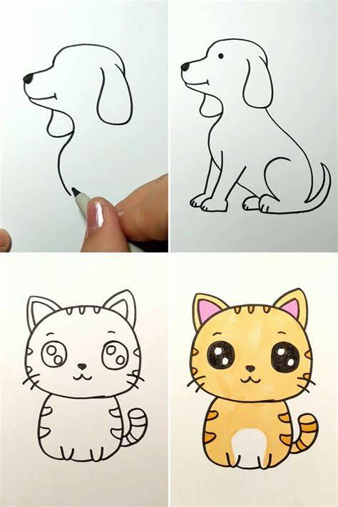 Pet Animals Drawing at Explore collection of Pet