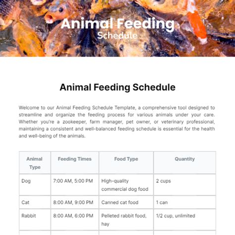 Pet Feeding Schedule App