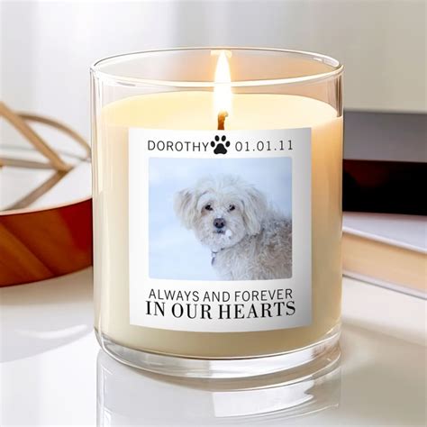 pet remembrance candle
