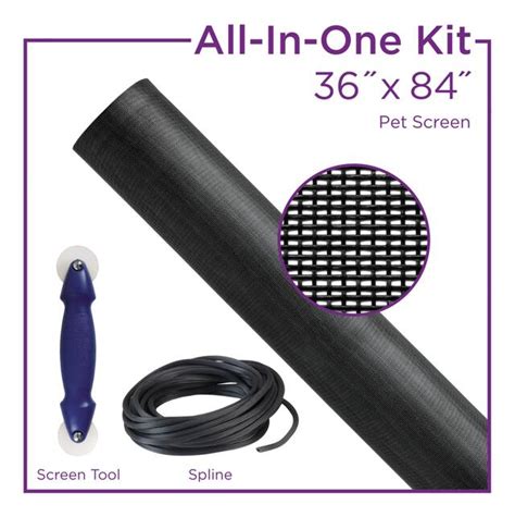Pet Screen Replacement Kit