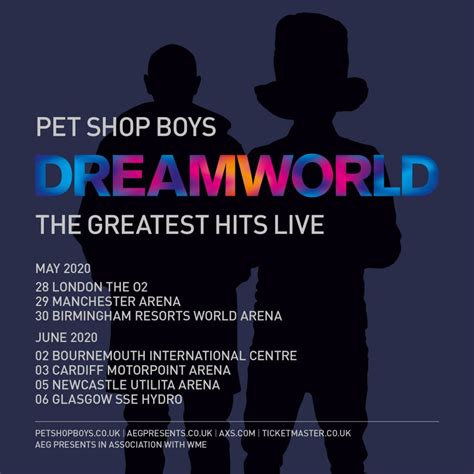 pet shop boys dreamworld tour support