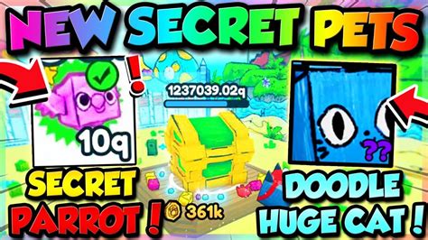 Pet Sim X Secret Codes