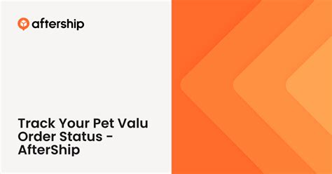 Pet Valu Order Status