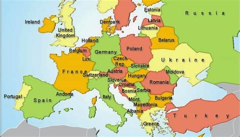 Peta Eropa Beserta Gambar dan Penjelasan LezGetReal