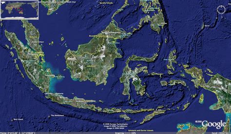 Peta Dunia Indonesia