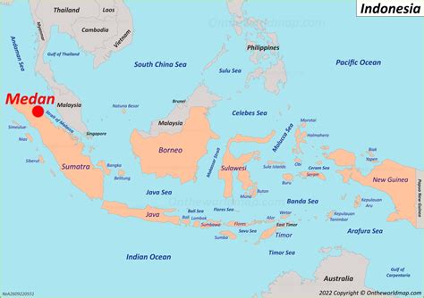 Peta medan indonesia