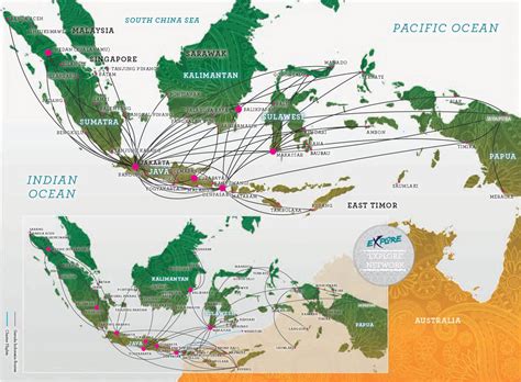 Peta penerbangan indonesia