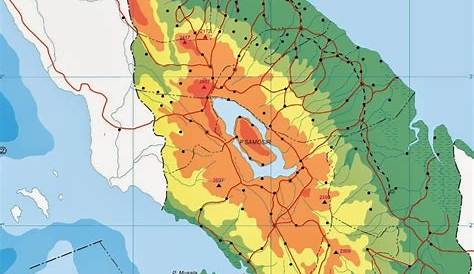 Peta Sumatera Utara Lengkap Beserta Keterangan dan Gambarnya