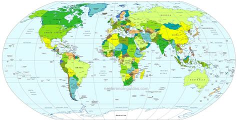 peta dunia dan nama negara
